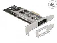 Подвижна стойка Delock PCI Express Card за 1 x M.2 NMVe SSD, Нисък профил