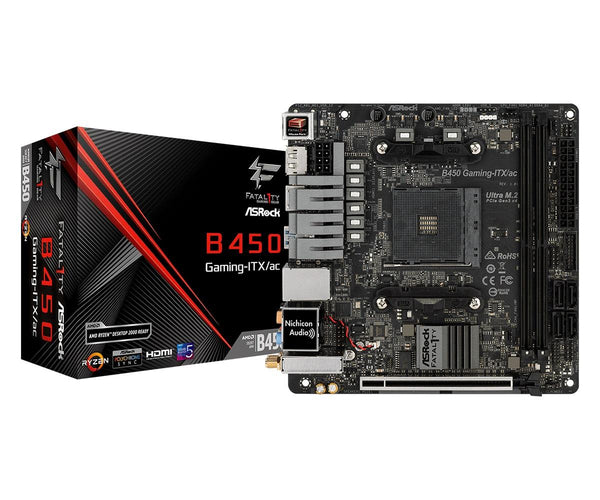 Дънна платка ASROCK Fatal1ty B450 Gaming-ITX/ac, socket AM4