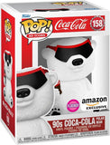 Фигура Funko Pop! Ad Icons: 90's Coca-Cola Polar Bear Flocked #158