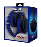 Слушалки с микрофон  MAXELL B52, черно и синьо