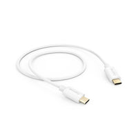 HAMA Кабел за зареждане/данни USB Type-C - USB Type-C, 1.0 m, бял