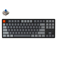 Геймърска Механична клавиатура Keychron K8 Aluminum TKL Gateron Blue Switch RGB LED Gateron Blue Switch ABS