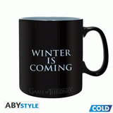 Чаша ABYSTYLE GAME OF THRONES Heat Change Mug Winter is here, Сменящ се цвят, King size, Черен