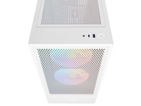 Кутия NZXT H5 Flow RGB Matte White, Mid-Tower