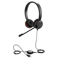 Слушалки Jabra Evolve 30 II MS, Стерео, Микрофон, Черни