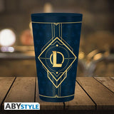 Чаша ABYSTYLE LEAGUE OF LEGENDS Large Glass Hextech logo, Син