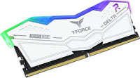 Памет Team Group T-Force Delta RGB White DDR5 32GB (2x16GB) 6000MHz CL38 FF4D532G6000HC38ADC01