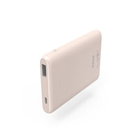 Външна батерия HAMA SLIM 5HD, 5000 mAh, LiPolym, USB-A, Светло розов