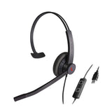 Слушалки Addasound EPIC 301 Mono, UC, черни