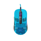 Геймърска мишка Xtrfy M42 Miami Blue, RGB, Син