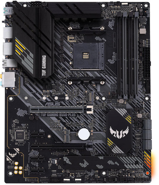 Дънна платка ASUS TUF B550-PLUS GAMING socket AM4, 4xDDR4, Aura Sync, PCIe 4.0, Dual M.2, 2.5GB Lan