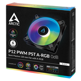 Arctic P12 Black, A-RGB, 120mm