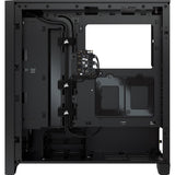 Кутия Corsair iCUE 4000X RGB Mid Tower, Tempered Glass, Черно