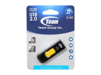 USB памет Team Group C141 32GB, USB 2.0, Жълт