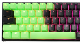 Mechanical Keyboard Caps Ducky Green 31-Keycap Set Rubber Backlit Double-Shot Us Layout