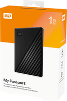 Външен хард диск Western Digital My Passport, 1TB, 2.5" HDD, USB 3.2