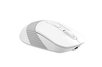 Безжична мишка A4tech FB10C Fstyle Grayish White , Bluetooth, 2.4GHz, Литиево-йонна батерия, Бял