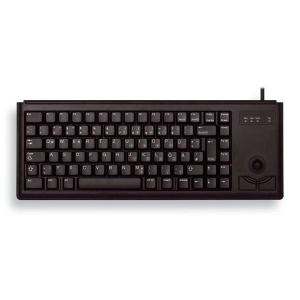 Компактна жична клавиатура CHERRY G84-4400 с Trackball, Черна