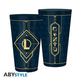 Чаша ABYSTYLE LEAGUE OF LEGENDS Large Glass Hextech logo, Син