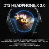 Gaming headphones Logitech G432, microphone, black