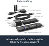 Мултимедиен плеър Amazon Fire TV Stick Litle, Alexa Voice Remote, Черен