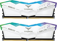 Памет Team Group T-Force Delta RGB White DDR5 32GB (2x16GB) 6000MHz CL38 FF4D532G6000HC38ADC01