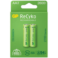 Акумулаторна Батерия GP  R6 AA 2700mAh NiMH 2 бр. 270AAHCE-EB2  GP