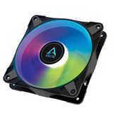 Arctic P12 Black, A-RGB, 120mm, 3 Fan Set