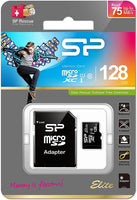 Карта памет Silicon Power Elite, 128GB, Micro SDHC/SDXC, UHS-I, SD Adapter