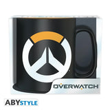 Чаша ABYSTYLE OVERWATCH Logo, King size, Черен