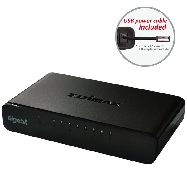 Switch EdiMax ES-5800g V3, 8 Port, Gigabit