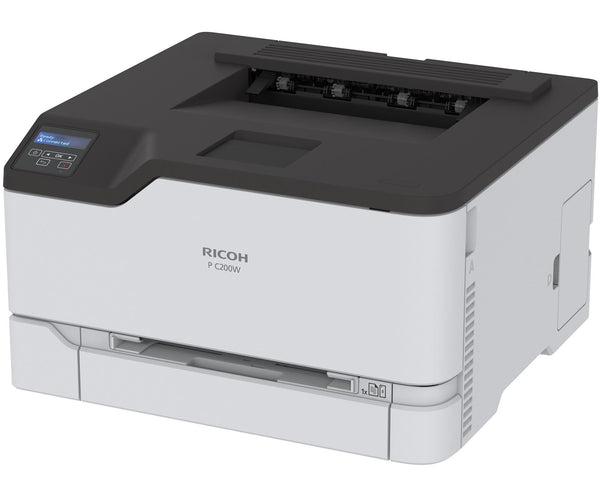 Цветен лазерен принтер RICOH P C200W, USB 2.0, LAN, WiFi, A4, 2400 x 600 dpi, 24 ppm