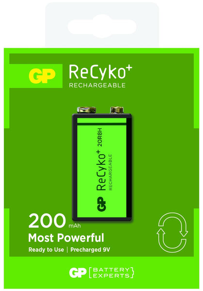 Акумулаторна Батерия GP R22 8.4V 200mAh RECYKO 20R8HN-GB1 NiMH 1бр. в опаковка GP