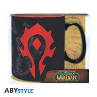 Чаша ABYSTYLE WORLD OF WARCRAFT - Horde, 460 ml, Черен