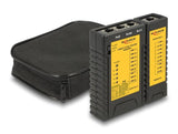 Тестер за мрежови кабели DeLock, RJ45 / RJ12 / PoE