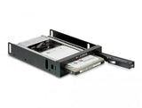 Чекмедже Delock 3.5″, За 1 x 2.5″ SATA HDD / SSD, Черен