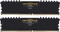 Памет CORSAIR VENGEANCE LPX, 16GB (2 x 8GB), DDR4, 3200MHz, C16 AMD Ryzen, Black