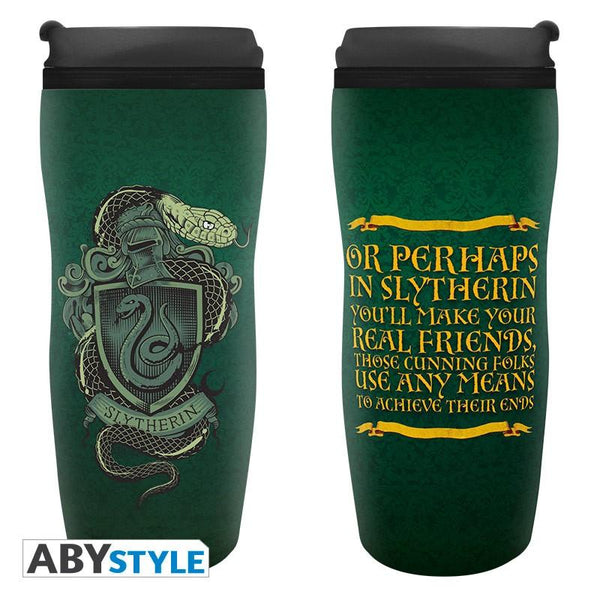 Термо чаша ABYSTYLE HARRY POTTER Travel Mug Slytherin, Зелен