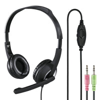 Headphones with Hama HS-P150 microphone, black